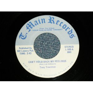 画像: TONY TROUTMAN - A) CAN'T HOLD BACK MY FEELINGS (BALLAD) B) DO IT RIGHT (FUNK) (Ex+++/Ex+++)  / 1983? US AMERICA ORIGINAL Used 7"45 