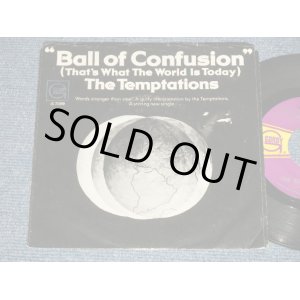 画像: The TEMPTATIONS - A) BALL OF CONFUSION (PSYCHE FUNK)  B) IT'S SUMMER (BALLAD) (Ex/Ex++ Looks:Ex)  / 1970 US AMERICA ORIGINAL Used 7"45  with PICTURE Sleeve 