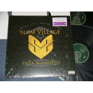 画像: SLUM VILLAGE - VILLA MANIFESTO (MINT-/MINT-) / 2010 US AMERICA ORIGINAL Used 2-LP