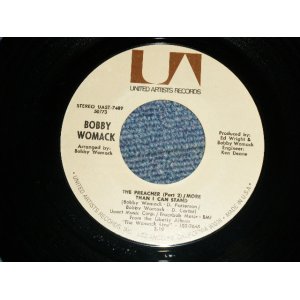 画像: BOBBY WOMACK - A) THE PREACHER Pt.1 B) THE PREACHER Pt.2 (GOSPELCHICK  FUNK)  (MINT-/MINT-) / 1971 US AMERICA ORIGINAL Used 7"45 