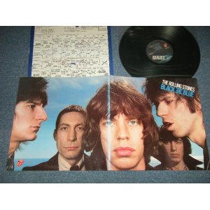 画像: ROLLING STONES - BLACK And B;UE (with Custom Inner Sleeve) ( Matrix # A) ST-RS-763567-JJJ-1  PR  STERLING  B) ST-RS-763568-GGG-1-11   STERLING LH PRC) (MINT-/MINT- Lost Color) / 1976 US AMERICA ORIGINAL Used LP 