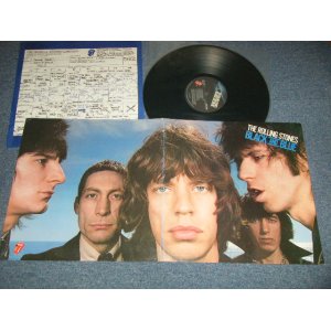 画像: ROLLING STONES - BLACK And B;UE (with Custom Inner Sleeve) ( Matrix # A) ST-RS-763567-JJ  MR ▵20555(6)  STERLING PR B) ST-RS-763568-GG  MR▵20555-x(2)   STERLING LH PR 2) (MINT-/MINT-) / 1976 US AMERICA ORIGINAL Used LP 