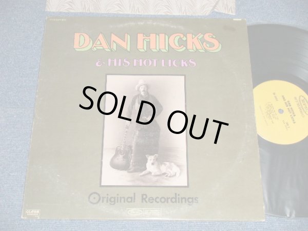 画像1: DAN HICKS and the HOT LICKS - ORIGINAL RECORDINGS( Ex+/MINT-)  /  1969 US AMERICA ORIGINAL 1st Press "YELLOW LABEL" Used LP 