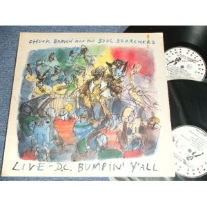 画像:  CHUCK BROWN and the SOUL SEARCHERS - LIVE-D.C. BUMPIN' Y'ALL (Ex++/Ex++) / 1987 UK ENGLAND ORIGINAL Used 2-LP 