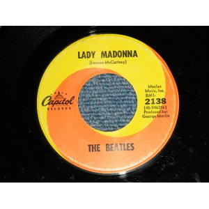 画像: The BEATLES -  A) LADY MADONNA  B) THE INNER LIGHT ( Ex++/Ex++) / 1968 US AMERICA ORIGINAL Used 7" Single