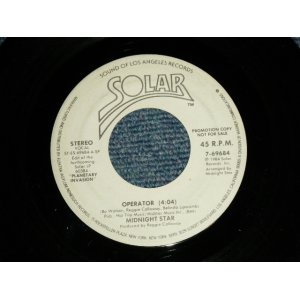 画像: MIDNIGHT STAR - OPERATOR (Ex/Ex) / 1984 US AMERICA ORIGINAL "PROMO ONLY SAME FLIP" "white label promo" Used 7"45 