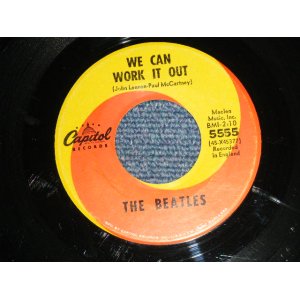 画像: The BEATLES - A) WE CAN WORK IT OUT  B) DAY TRIPPER ( Ex++/Ex++) / 1965 US AMERICA ORIGINAL Used 7" Single