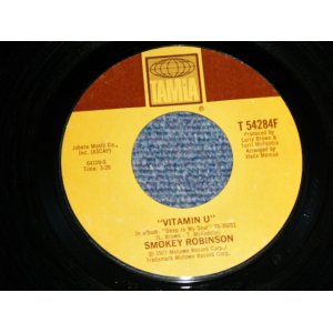 画像: SMOKEY ROBINSON - A) VITAMIN U  B) HOLLY (Ex++/Ex++) / 1973 US AMERICA ORIGINAL Used 7"45 