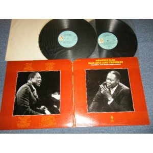 画像: MEMPHIS SLIM - BUD LUCK TROUBLES (Ex+++/MINT-  Cutout) / 1972 US AMERICA ORIGINAL USED 2-LP's 