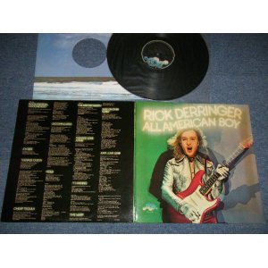 画像: RICK DERRINGER - ALL AMERICAN BOY :With Custom Inner (Ex+++/MINT-) /1973 US AMERICA ORIGINAL 1st Press "GLOSSY SHINING Cover" Used LP  