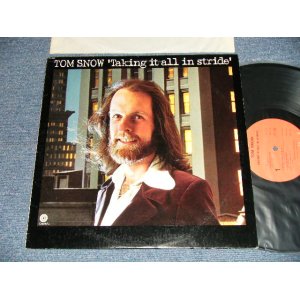 画像: TOM SNOW - TALKING IT ALL IN STRIDE (Ex+++/MINT-) /1975 US AMERICA ORIGINAL Used LP