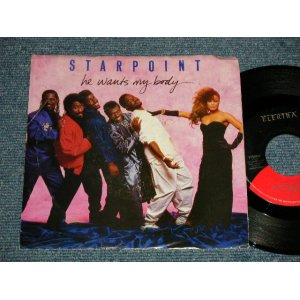 画像: STARPOINT - A) THE WANTS MY BODY  B) SATISFY ME LOVER (Ex+/MINT-) / 1987 US AMERICA ORIGINAL Used 7"45 With PICTURE SLEEVE 