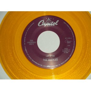 画像: The BEATLES - A) LET IT BE  B) YOU KNOW MY NAME (for JUKEBOX) (NEW)/ 1994 US AMERICA REISSUE "GOLD WAX/Vinyl" "BRAND NEW" 7" Single