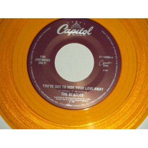 画像: The BEATLES - A) YOU'VE GOT TO HIDE YOUR LOVE AWAY B) I'VE JUST SEEN A FACE (for JUKEBOX) (NEW)/ 1996 US AMERICA REISSUE "GOLD WAX/Vinyl" "BRAND NEW" 7" Single