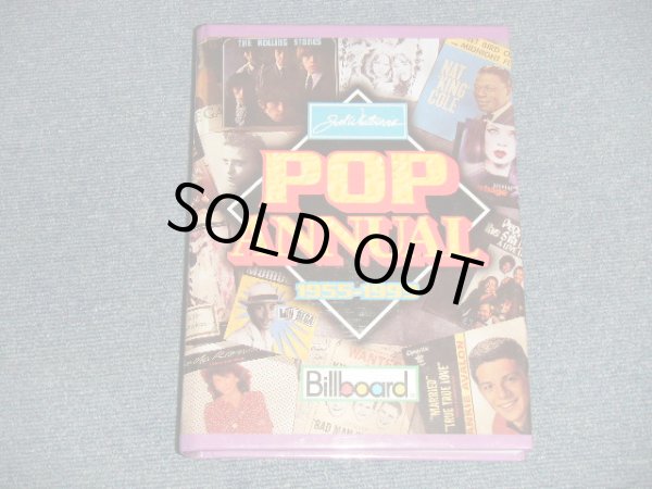 画像1: JOEL WHITBURNS - Joel Whitburns's Pop Annual 1955-1999: Billboard Chart Data Compiled from Billboard's Pop Singles Charts, 1955-1999 (HARD COVER) / 2000 US AMERICA ORIGINAL Used DATA BOOK  