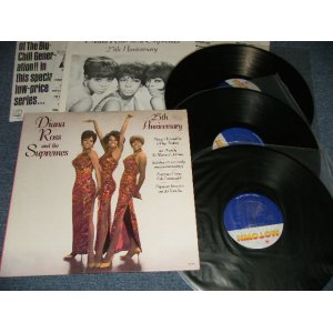 画像: DIANA ROSS and THE SUPREMES - 25TH ANNIVERSARY (With BOOKLET)  ( Ex++/MINT-) / 1985 US AMERICA ORIGINAL Used 3-LP  