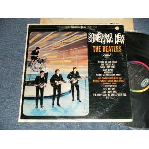 画像: The BEATLES -  SOMETHING NEW ( Matrix # A)ST1-2108-A7' 2 ✳  B)ST2-2108-A7' 2 ✳ )  (L.A. Press) (Ex/MINT BB for PROMO) / 1964 US AMERICA ORIGINAL "PROMO Large BB HOLE"" "BLACK with COLOR BAND Label" STEREO Used LP  EDSP