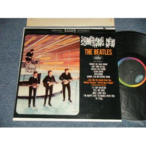 画像: The BEATLES -  SOMETHING NEW ( Matrix #A)ST1-2108-W6 O  B)ST2-2108-W6 #2 O  ) (MINT-/MINT) / 1965-68 Version US AMERICA ORIGINAL "BLACK with COLOR BAND Label" STEREO Used LP  EDSP