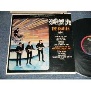 画像: The BEATLES -  SOMETHING NEW ( Matrix # A)ST1-2108-A7' 2 ✳  B)ST2-2108-A7' 2 ✳ )  (L.A. Press) (Ex++/MINT-) / 1964 US AMERICA ORIGINAL "BLACK with COLOR BAND Label" STEREO Used LP  EDSP