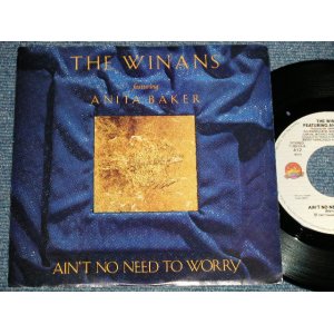 画像: THE WINANS Featuring ANITA BAKER - AIN'T NO NEED TO WORRY(MINT-/MINT-) / 1987 US AMERICA ORIGINAL "PROMO ONLY SAME FLIP" Used 7"45 With PICTURE SLEEVE 