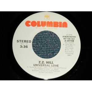 画像: Z.Z.HILL - UNIVERSAL LOVE  A) STEREO B) MONO  (Ex++/Ex++) / 1978 US AMERICA ORIGINAL "PROMO ONLY SAME FLIP" Used 7" Single 