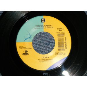 画像: ERIC CLAPTON - A) LAYLA (from UNPLUGGED)   B) SIGNE (from UNPLUGGED) (Ex/Ex)  / 1992 US AMERICA ORIGINAL Used 7"Single