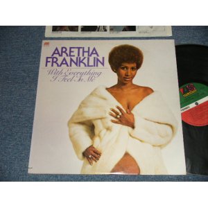 画像: ARETHA FRANKLIN - WITH EVERYTHING I FEEL IN ME (MINT-/MINT- CUTOUT)  / 1974 US AMERICA ORIGINAL 1st press "Large 75 ROCKFELLER Label" Used LP 