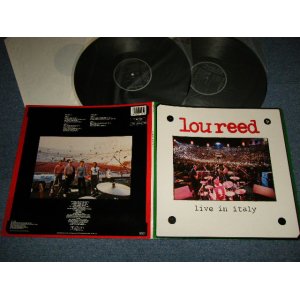 画像: LOU REED - LIVE IN ITALY (MINT-/MINT) / 1984 WEST-GERMANY ORIGINAL Used 2-LP 