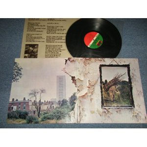 画像: LED ZEPPELIN - IV (Matrix #A)ST-A-71228-HHH /C A AT/GP PRC  B)ST-A-712286-HHH / CA AT/GP PR) "PW" (MINT-/MINT-) /  1977 US AMERICA REISSUE Used LP With Original Inner sleeve