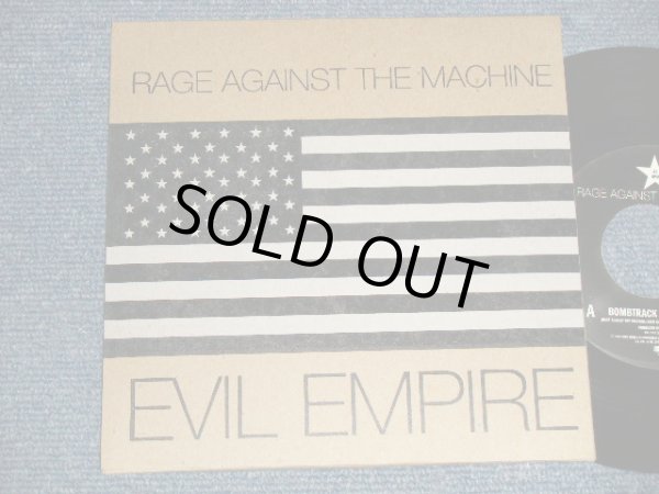 画像1: RAGE AGAINST THE MACHINE -  Evil Empire A) Bombtrack (Live On The BBC)  B) Fuck Tha Police (MINT-MINT) / 1996 US AMERICA ORIGINAL "GIMIC COVER/JACKET" Used 7" 45rpm Single  With PICTURE SLEEVE