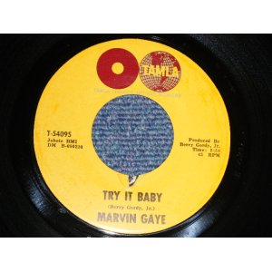 画像: MARVIN GAYE - A) TRY IT BABY  B) IF MY HEART COULD SING (Ex++/Ex++ BB) / 1964 US AMERICA ORIGINAL Used 7" 45 rpm Single  