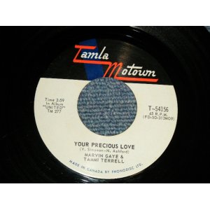 画像: MARVIN GAYE & TAMMY TERRELL - A) YOUR PRECIOUS LOVE  B) HOLD ME OH MY DARLING  (Ex++/Ex+) / 1967 CANADA ORIGINAL Used 7" 45 rpm Single  