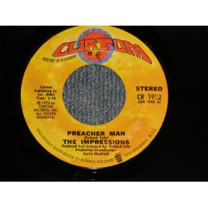 画像: The IMPRESSIONS - A) PREACH MAN  B) TIMES HAVE CHANGED (MINT/MINT) / 1973 US AMERICA ORIGINAL Used 7" 45rpm Single