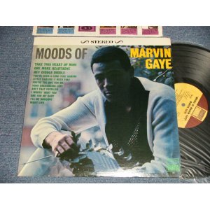 画像: MARVIN GAYE - MOODS OF (Ex+++/MINT- BB) / 1969 Version US AMERICA "2nd Press Label" Stereo Used LP 