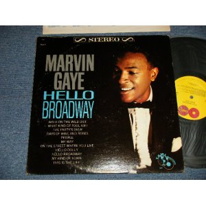 画像: MARVIN GAYE - HELLO BROADWAY (Ex+/Ex++ Looks:Ex+++ EDSP) / 1964 US AMERICA ORIGINAL 1st Press "YELLOW with GLOBE Label" Stereo Used LP 