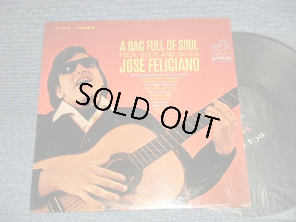 画像1: JOSE FELICIANO - A BAG FULL OF SOUL (Ex+++/MINT- EDSP)  / 1966 US AMERICA ORIGINAL 1st Press "BLACK Label" STEREO Used LP