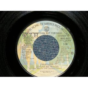 画像: LEONARD COHEN - A) TUE LOVE LEAVES NO TRACES  B) IODINE (MINT-/MINT- STPOL) / 1977 US AMERICA ORIGINAL "PROMO" Used 7" 45rpm Single 