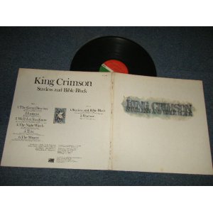 画像: KING CRIMSON - STARLESS AND BIBLE BLACK (Matrix#A)STA-743067-A PR  B)STA-743068-B AT GP CHP PR) (TEXTURED Un GLOSSY Jacket ) (Ex++/Ex+++ Looks:MINT-) /1974 US AMERICA ORIGINAL 1st Press Large "75 ROCKFELLER" Label Used LP 