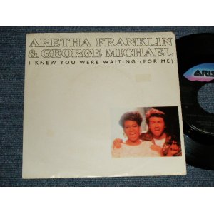 画像: ARETHA FRANKLIN with GEORGE MICHAEL - I KNEW YOU WERE WAITING (FOR ME)  (Ex++/MINT-, Ex++ Looks:MINT-)  / 1986 US AMERICA ORIGINAL "PROMO ONLY SAME FLIP" Used 7"45 Single with PICTURE SLEEVE