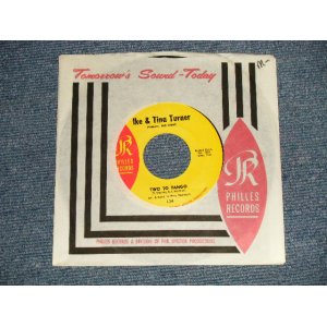 画像: IKE & TINA TURNER - A) TWO TO TANGO  B) A MAN IS A MAN IS A MAN (Ex+++/Ex+++) / 1966 US AMERICA ORIGINAL  Used 7"Single  