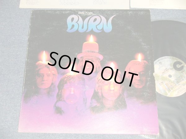 画像1: DEEP PURPLE -  BURN : With INSERTS (Matrix #A)W 2766 40701-RCA-1 1 B)W 2766 40702-RCA-1 2) (Ex+/Ex+++ TOC)  / 1974 US AMERICA ORIGINAL "RCA RECORD CLUB EDITION" 1st Press "BURBANK STREET Label" Used  LP 