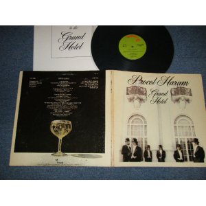 画像: PROCOL HARUM -  GRAND HOTEL (Ex++/Ex+++ Looks: MINT-) /1973 US AMERICA ORIGINAL "With BOOKLETl" Used LP