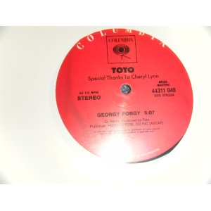 画像: TOTO - A)GEORGY PORGY  B) AFRICA (Sealed) / US AMERICA RISSUE "BRAND NEW SEALED" 12" Singl e