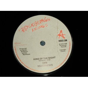 画像: IAN MATTHEWS - KING OF THE NIGHT  B) LET THERE BE BLUES (MINT-/MINT-) / 1978 UK ENGLAND ORIGINAL Used 7"Single 