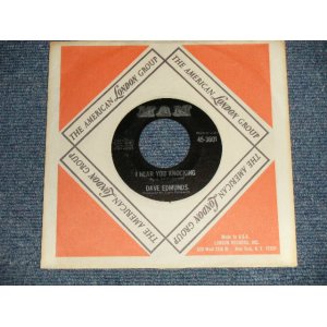 画像: DAVE EDMUNDS - A) I HEAR YOU KNOWCKING   B) BLACK BILL  (Ex+++/Ex+++) / 1970 US AMERICA ORIGINAL Used 7" 45rpm Single  