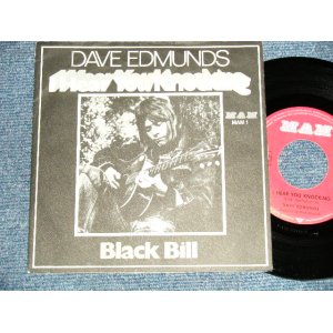 画像: DAVE EDMUNDS - A) I HEAR YOU KNOWCKING   B) BLACK BILL  (Ex+++/Ex+++) / 1970 WEST-GERMANY ORIGINAL Used 7" 45rpm Single With PICTURE SLEEVE 