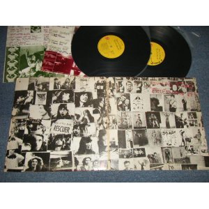 画像: ROLLING STONES - EXILE ON MAIN ST. (Without/NO POSTCARDS)(With Original CUSTOM Inner Sleeves by HARD PAPER) (Matrix #A)ST-RS-722507-B PR Columbia Altisan Mark in (Large) B)ST-RS-722508-D PR Columbia Altisan Mark in (Small) C)ST-RS-722509-C PR Columbia Altisan Mark in (Large) D)ST-RS-722510-B Columbia Altisan Mark in PR)  "PR" at Bottom Label/PRESSWELL Press in NEW JERSEY" (Ex+/Ex+ Looks:Ex WOL) / 1972 US AMERICA ORIGINAL Used 2 LP's