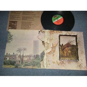 画像: LED ZEPPELIN -  IV (Matrix #A)ST-1-712285-EEE-1 AT/GP PO PORKY B)ST-A-712286-EEE-1 PECKO DUCK AT/GP PR D) "RI/RICHMOND Press" (Ex+++/Ex+++) / 1971 US AMERICA ORIGINAL "1st Press '1841 BROADWAY' Label" Used LP With Original Inner sleev