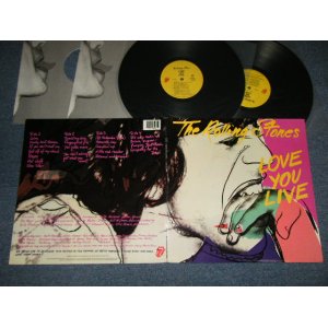 画像: ROLLING STONES - LOVE YOU LIVE(MINT-/MINT-) / 1986 Version US AMERICA REISSUEUsed 2 LP's 