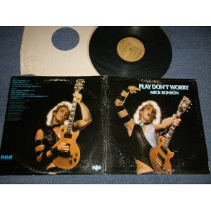 画像: MICK RONSON - PLAY DON'T WORRY (Ex+/MINT-) /  US AMERICA  2nd Press "TAN Label" Used LP 